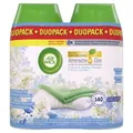 Produktbild: Reckitt Benckiser Deutschland GmbH Air Wick Freshmatic Max Duo Nachfüller, Cotton & weißer Flieder, Duftspray mit natürlichen ätherischen Ölen mit angenehmen und erfrischendem Duft, 1 Packung = 2 Sprühdosen à 250 ml 3239099