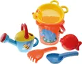 Produktbild: Sandspielzeug Set 7 teilig Maus Eimer, Sieb Maus, Schaufel, Rechen, Gießer und S