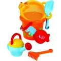 Produktbild: Gowi Sand Set Maus 6-teilig Eimer, Sieb, Schaufel, Rechen, Sandform NEU