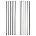 Produktbild: GRÄWE Edelstahl Trinkhalme 12er Set Silber Gerade - Silber