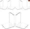 Produktbild: VMUTGA 6PCS Klarer Buchstützen, Buchständer aus Acryl, Buchstütze für Büro Schu