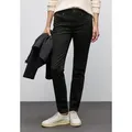 Produktbild: STREET ONE 5-Pocket-Jeans Style Jane im Slim Fit, Mid Waist schwarz 29