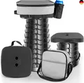 Produktbild: Tragbarer Klapphocker mit Kissen und Getränkehalter, Teleskophocker 