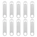Produktbild: TsunNee 10 PCS Robuster Flaschenöffner, Edelstahl, flach, silberfarben