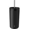 Produktbild: Stelton To Go Sip Thermobecher mit Strohhalm 0.4 l. soft black