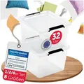 Produktbild: BOXXivo Aufbewahrungsbox Aufbewahrungsboxen mit Deckel BPA-freie & lebensmittelechte Boxen (2 St), Plastikbox mit Deckel - robuste & stapelbare Aufbewahrungsboxen 32 l