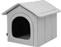 Produktbild: Hundehütte Hundeecke Ruhebereich Zwinger Tierheim Hundezwinger Haustierhütte Haustierzwinger - 70 x 60 x 63 cm [Größe: R5] - Asche Ökoleinen