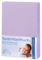 Produktbild: Julius Zöllner Spannbetttuch flieder Jersey 70 x 140 cm