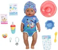 Produktbild: Baby Born Babypuppe Magic Boy, Dolls of Colour, 43 cm, mit lebensechten Funktionen