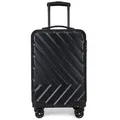 Produktbild: 3-Teilig ABS Hartschalenkofferset Trolley Koffer Hartschale Reisekoffer mit 4 Doppelräder Rollensystem Schwarz