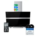 Produktbild: KKT KOLBE Dunstabzugshaube 60cm Wandhaube Edelstahl schwarz Glas Smart WLAN App