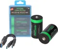 Produktbild: PATONA LR20 Mono D, Wiederaufladbarer Akku, LR20, Lithium, 2 Stück(e), 700 mAh, 61,3 mm