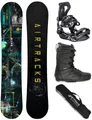 Produktbild: Airtracks Snowboard Snowboard Komplett Set Data Rocker Wide »Mod. 25/26 (4 St., 4er Pack), Snowboard + Bindung Master + Boots + SB Bag / 150 155 160 164 cm