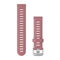 Produktbild: Garmin Schnellwechsel-armband, Silikon bubblegum/silber 18 mm