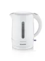 Produktbild: SEVERIN Wasserkocher, 1,7 L Kapazität, mit herausnehmbarem Kalkfilter, Wasserstandsanzeige, Ein-Aus-Taste & Kontrollleuchte, 2.200 W, weiß, WK 4325