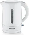 Produktbild: SEVERIN Wasserkocher WK 4325 | 1,7 Liter | 2200 Watt | schnurlos | Kalkfilter | 360°-Sockel | Kunststoff | weiß