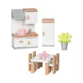Produktbild: GOKI PUPPENHAUSMÖBEL PUPPENMÖBEL KÜCHE 20 TEILE HOLZ NEU OVP