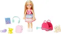 Produktbild: Barbie Anziehpuppe Dreamhouse Adventures, Chelsea Reiseset, mit Hündchen und Accessoires