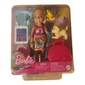 Produktbild: 🎒 Barbie Chelsea Puppe Reiseset mit Hündchen & Zubehör – Neu & OVP 🎒