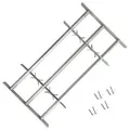 Produktbild: vidaXL Fenstergitter Verstellbar mit 3 Querstäben 500-650 mm