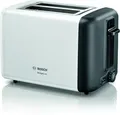Produktbild: Bosch TAT3P421DE Kompakt Toaster Design Line, 970W, Brötchen-Aufsatz, Auftau- und Aufwärmfunktion, High Lift