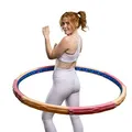 Produktbild: HOOPOMANIA Vital Hoop [2,6 kg] Hula Hoop Reifen mit Massagenoppen Hullahoop Erwachsene