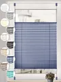 Produktbild: Sonello Plissee Klemmfix ohne Bohren, blickdicht, Klemmfix, verspannt, 30 cm x 100cm Blau Faltrollo, Easyfix, Blickdicht, Lichtschutz Sonnenschutzrollo verspannt, Jalousie Rollo für Fenster & Tür, einfache Montage, in verschiedenen Farben und Größen