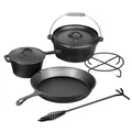 Produktbild: El Fuego Dutch Oven Set » AY4661 « 5-tlg, Gusseisen