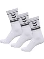 Produktbild: Hummel Unisex Hmlstripe Crew 3-pack Sock, Weiß, 46-48 EU