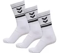 Produktbild: hummel Sportsocken hmlSTRIPE Crew weiss/schwarz - 3 Paar