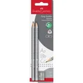 Produktbild: Faber-Castell Bleistift Jumbo Grip Set, Härte B, mit Grip-Zone, inkl. Spitzer, 2 Stück