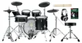 Produktbild: XDrum E-Drum DD-670 Mesh E-Drum Kit - mit echter HiHat und Holzkesseln, 15-St., inkl. Hocker, Kopfhörer, Schule und Drum-Sticks
