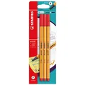 Produktbild: STABILO point 88 Fineliner 3er Pack rot Strichbreite F dünn nicht löschbar