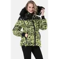 Produktbild: Cipo & Baxx Winterjacke Jacken mit modischem Allover-Print, WM129 grün L (40)