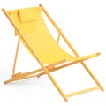 Produktbild: Vanage | Liegestuhl robust & klappbar mit Organizer | Sonnenliege perfekt für Balkon | Beach-Chair für den Garten in versch. Farben | wetterfest & langlebig
