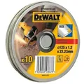 Produktbild: DeWALT Trennscheibe Edelstahl flach DT42340TZ 125 mm 10 Stück