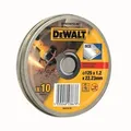 Produktbild: DEWALT DT42340TZ-QZ Schneidedisk Flache Mitte Edelstahl Jede Marke 2 22 cm 1 ~D~