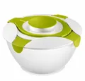 Produktbild: WESTMARK Salatschüssel mit Dressing-Behälter, Fassungsvermögen: 6,5 Liter, Salatbutler, Grün, PP, PE
