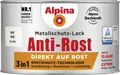 Produktbild: Alpina Metallschutz-Lack Anti-Rost 300 ml weiß matt