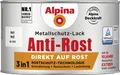 Produktbild: Alpina Metallschutzlack Alpina Metallschutz-Lack Anti-Rost 300 ml weiß