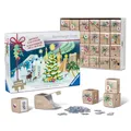 Produktbild: Ravensburger Puzzle-Adventskalender 12004246-24 Weihnachtspuzzle mit je 54 Teilen, alle 24 Motive können nach Belieben aneinander gepuzzelt werden, für Erwachsene und Kinder ab 12 Jahren