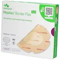 Produktbild: Mepilex Border Flex, oval, 7,8 x 10cm Pack: 5 Stück | Packung (5 Stück)
