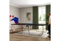Produktbild: SPORTNOW Tischtennisplatte Tischtennisspiel-Set mit Netz, 2 Tischtennisschlägern und 3 Bällen (Tischtennistisch, 1-tlg., mit Rollen), 274 x 152,5 x 76, Schwarz