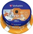 Produktbild: Verbatim 25 x DVD-R - 4.7 GB 16x - breite bedruckbare