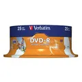 Produktbild: verbatim DVD-R 4,7 GB bedruckbar, 25 St.
