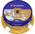 Produktbild: Verbatim DVD-Rohling DVD-R Rohling 43538, Bedruckbar