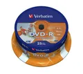 Produktbild: Verbatim DVD-Rohling DVD-R 4.7GB bedruckbar