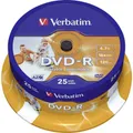 Produktbild: 25er Multipack Verbatim 43538 DVD-R Rohling 4.7 GB 25 St. Spindel Bedruckbar