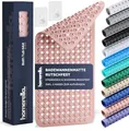 Produktbild: homerella® Badewannenmatte rutschfest 88x39cm, INKL. HAKEN, Rutschfeste Badematte BPA frei, Duschmatte rutschfest, Antirutschmatte Badewanne, Rutschmatte Badewanne, schimmelresistent&maschinenwaschbar