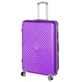 Produktbild: H4L Reisekoffer Hartschalenkoffer Check-In Koffer L Violett 77x50x29cm ABS Kunststoff Reisegepäck Zahlenschloss 86 Liter